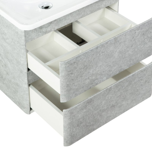 тумба под раковину belbagno albano-600-2c-so-cvg подвесная cemento verona grigio