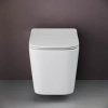 унитаз ceramicanova cubic cn1806 подвесной, с сиденьем микролифт, белая