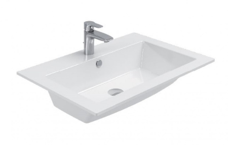 Раковина полувстраиваемая Aquanet Электра 70 см, 00270159, белая Раковина полувстраиваемая Aquanet Электра 70 см, 00270159, белая