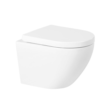 унитаз подвесной belbagno sfera-r bb046chr безободковый, без сиденья, цвет белый