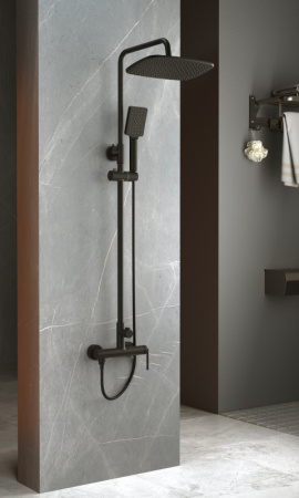 душевая система belbagno acqua acqua-docm-nero черный матовый