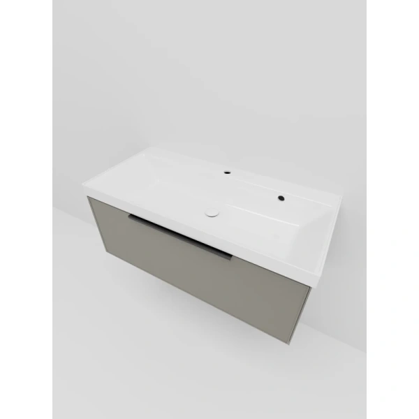 тумба под раковину la fenice simpla fnc-01-sim-c-100 100 см, подвесная, бежевый матовый