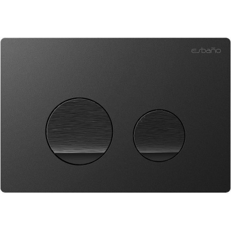 Клавиша смыва Esbano Slim-37MB ESINSLM37MB Черная матовая