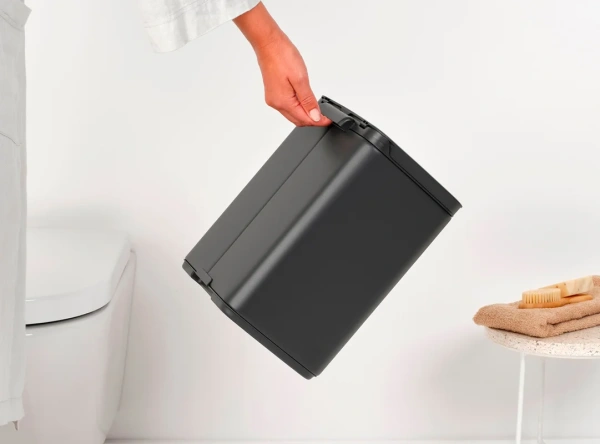 Мусорное ведро Brabantia Bo 233722 7 л, минерально-графитовое