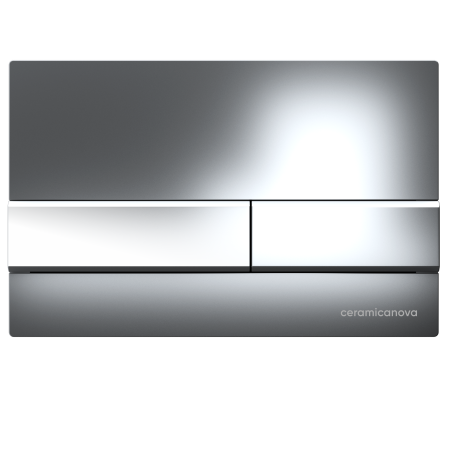 сет 4 в 1: подвесной унитаз balearica rimless арт. cn6000 + шумоизоляционная панель для инсталляции арт. cn1000 + инсталляция ceramicanova envision с кнопкой смыва flat цвет хром, креплениями, арт. cn1002ch