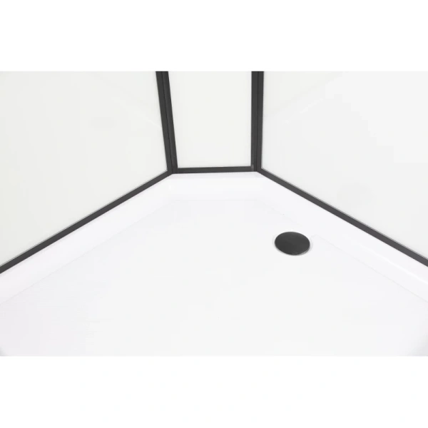 душевая кабина niagara premium 100x100 ng-6902-01g black с гидромассажем