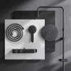 душевая система am.pm inspire v2.0 f0750a422 с термостатом, черный матовый
