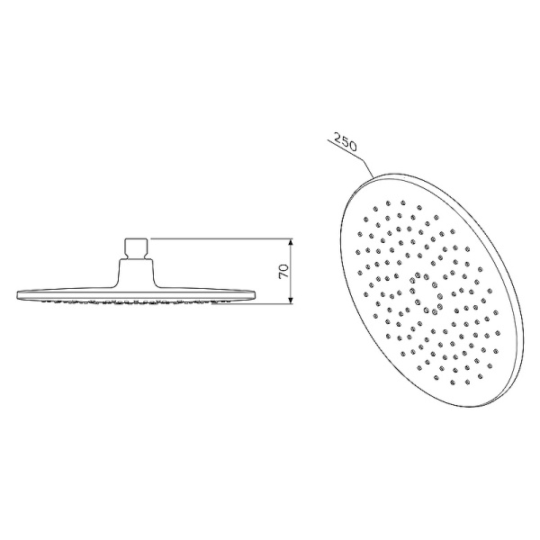 верхний душ am.pm like f0580000