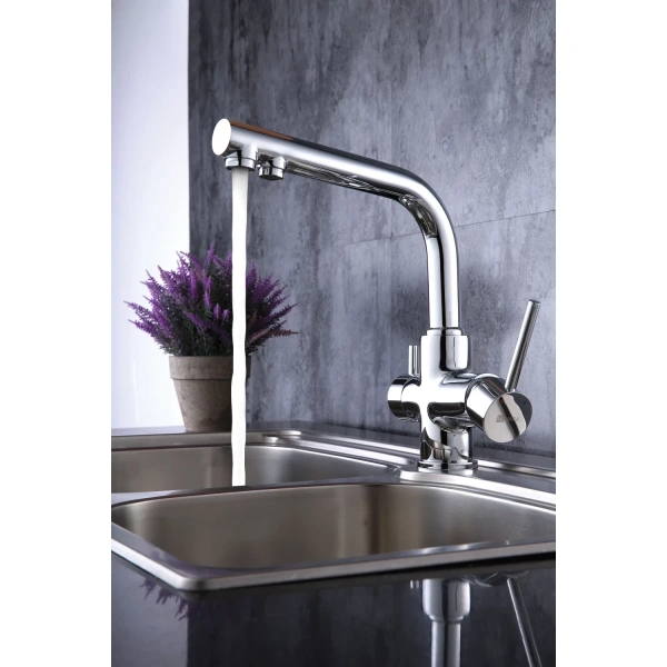 смеситель для кухни с фильтром lemark comfort lm3061c + h851p00