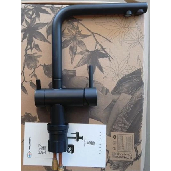 смеситель для кухни omoikiri nagano gb 4994284, графит