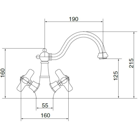 смеситель для раковины migliore provance 19482 золото