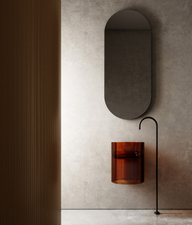 раковина 42x42 см abber kristall at2704opal