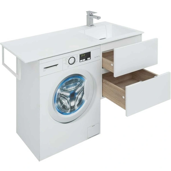 тумба под раковину aquanet алвита 48 белая, 00243660