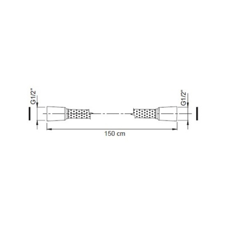 душевой шланг fima carlo frattini shower accessories f2128cr 150 см, хром