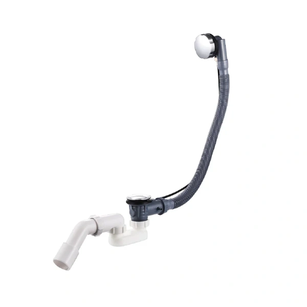 Слив-перелив Raglo R600 R600.30 32 мм, полуавтомат, хром, с функцией наполнения ванны