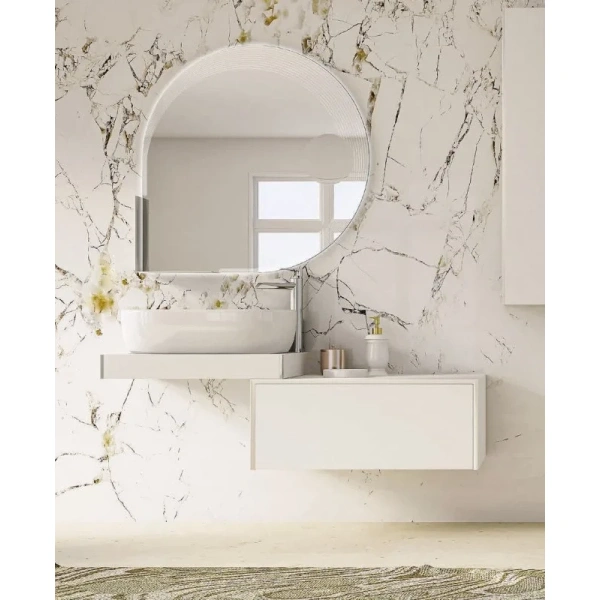 тумба подвесная 75 см cezares tavolone 41789 bianco opaco