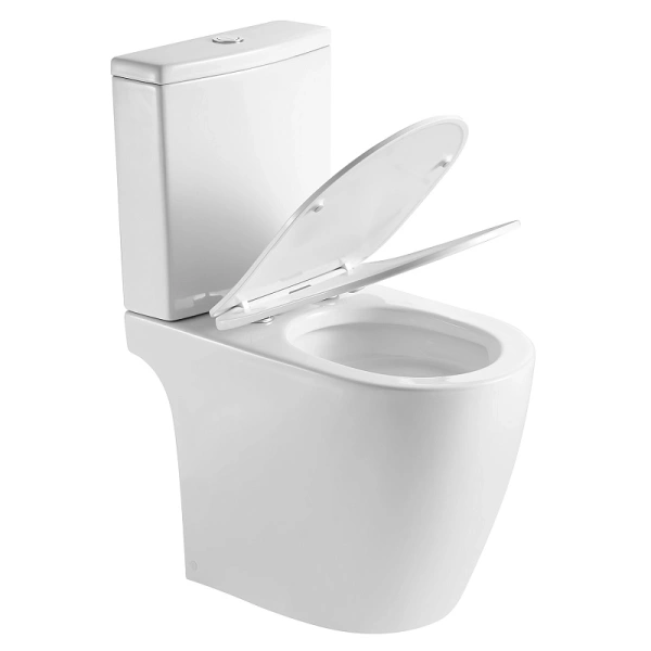 унитаз-компакт azario leo tornado flushing 360х595х820 напольный, безободковый, слив "торнадо", в комплекте с быстросъемным сиденьем микролифт (az-1253ct)