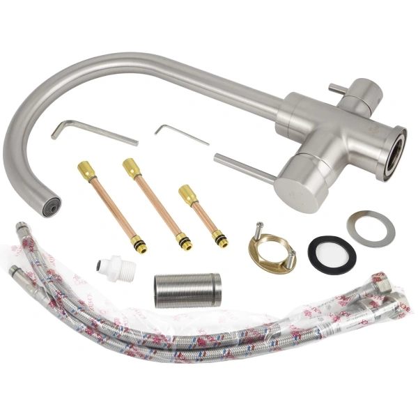 смеситель для кухни с фильтром kaiser merkur бр26744-5