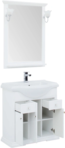 тумба под раковину aquanet лагуна 80 для раковины kirovit классик 80, 00200883