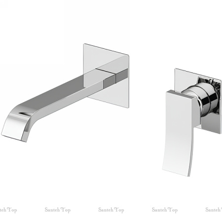смеситель для раковины gattoni ely 8839/88c0 встраиваемый, хром глянцевый смеситель для раковины gattoni ely 8839/88c0 встраиваемый, хром глянцевый