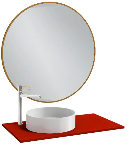 зеркало jacob delafon odeon rive gauche 90 eb1268-gld золото