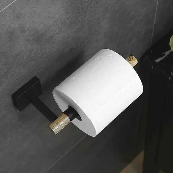 Держатель туалетной бумаги Rose RG3005H черный