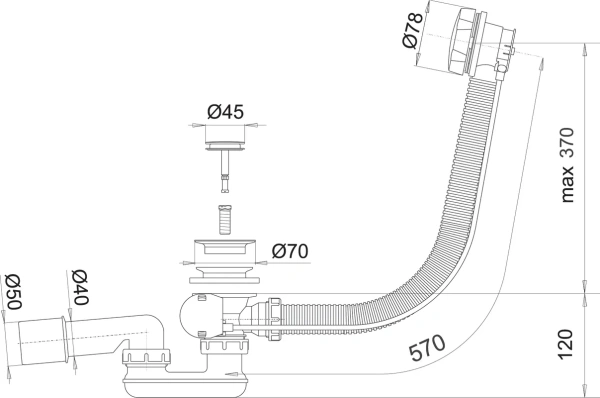 слив-перелив vagnerplast v55r полуавтомат