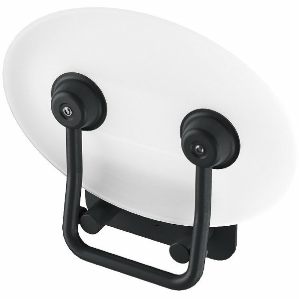 сиденье для душа ravak ovo p ii clear/black b8f0000056 прозрачное черное