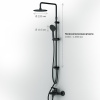 душевая система am.pm x-joy f42885a14 черная душевая система am.pm x-joy f42885a14 черная