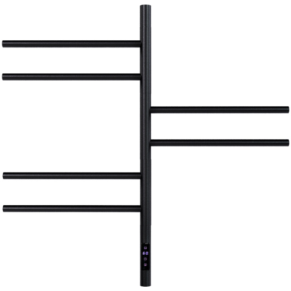 электрический полотенцесушитель vincea 43х80 vtd-1s2cbe черный матовый