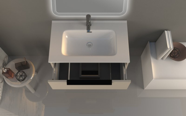 шкаф-пенал 35х150 cezares urban 55184, цвет grigio opaco