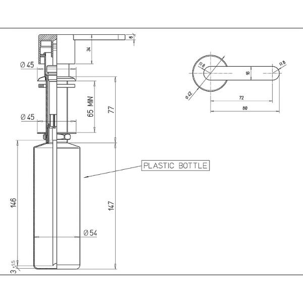 Дозатор для мыла Paini 53CRDISP1DE хром