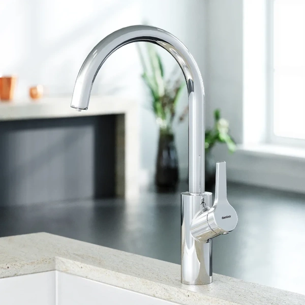 смеситель для кухни damixa eclipse 310721000 хром