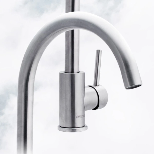 смеситель wasserkraft elbе 7441 для душа, встраиваемый, цвет черный матовый/хром