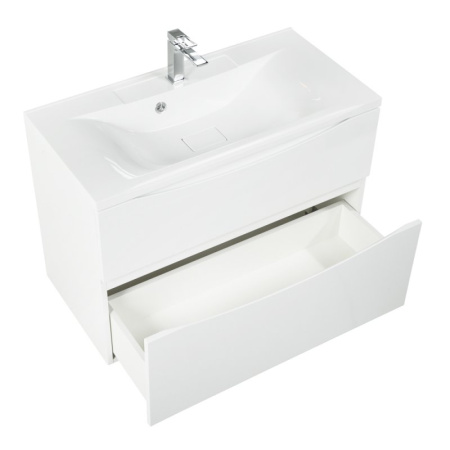 раковина полувстраиваемая belbagno 90 bb900/450-lv-mr-pr белая