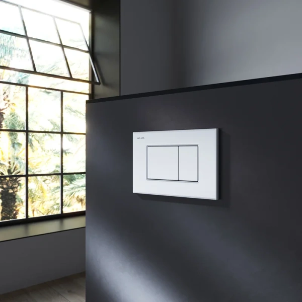 кнопка для инсталляции am.pm pro с s i070201 цвет белый глянцевая