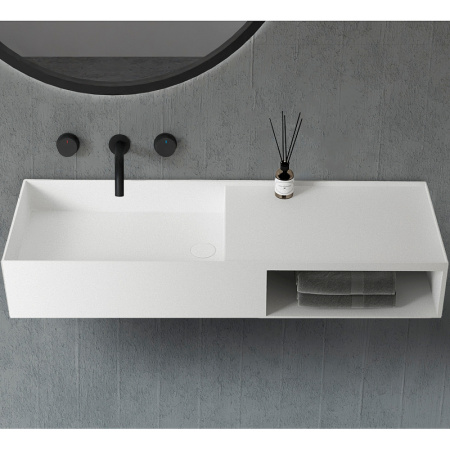 Раковина Abber Stein 120 AS2649-1.2 Белая матовая