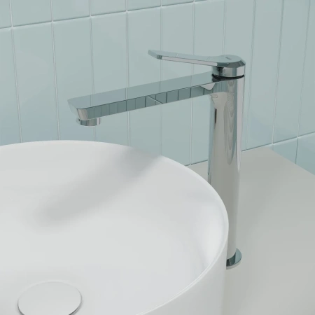 смеситель для раковины iddis parker parsb01i01 глянцевый хром