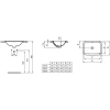 раковина встраиваемая ideal standard connect 58 см e505901