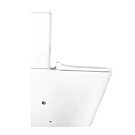 унитаз компакт azario quadro az-2175 uq1 напольный, безободковый, слив "торнадо", с бачком и сиденьем микролифт, 60.5х34х81 см, белый