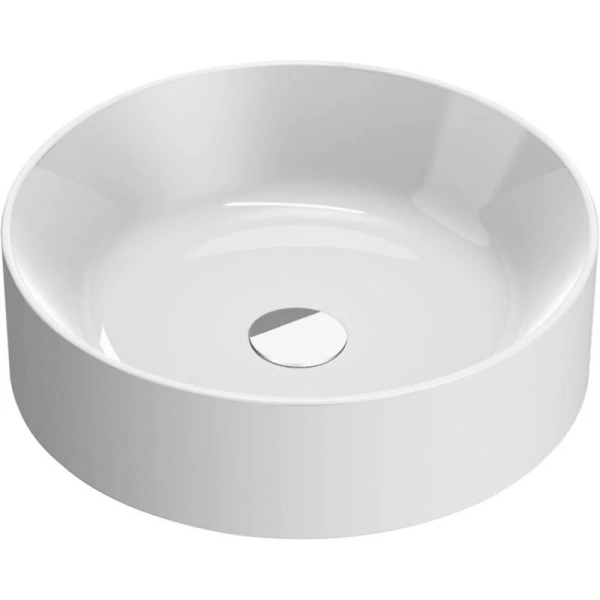 раковина-чаша catalano zero 0123400001 40x40 см, накладная, белый глянец