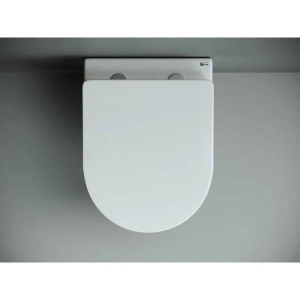 унитаз ceramicanova mono cn1905 подвесной, с сиденьем микролифт, белая