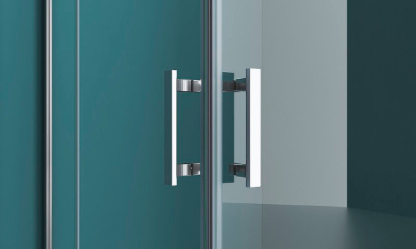 душевой уголок belbagno kraft 100х80 kraft-ah-22-100/80-c-cr-r профиль хром стекло прозрачное