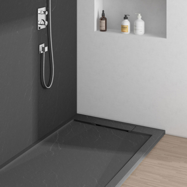 душевой поддон из литого мрамора 100×80 см vincea vst-4srl8010a