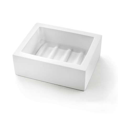 3SC Bemood White Мыльница настольная, цвет: белый 3SC Bemood White Мыльница настольная, цвет: белый