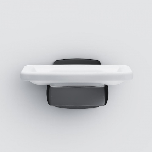 Мыльница AM.PM Gem A9034222 цвет черный матовый